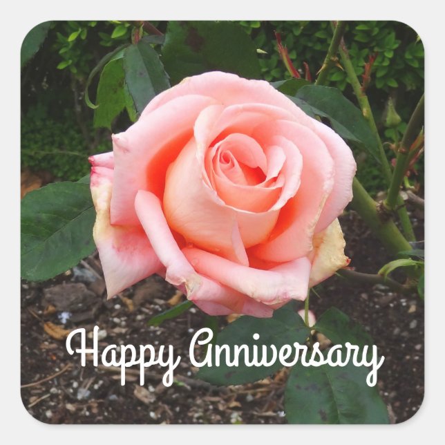 Happy Anniversary Folklore Rose #1 Stickers (Front)