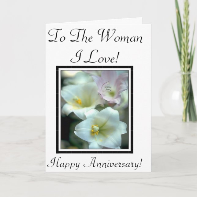 Happy Anniversary For Her Card (Front)