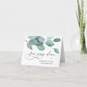 Happy Anniversary Forth Wedding Anniversary 4th    Card