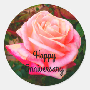 Happy Anniversary Gemini Rose #2 Stickers