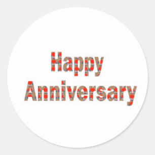 HAPPY Anniversary GIFTS n ReturnGIFTS LOWPRICES Classic Round Sticker