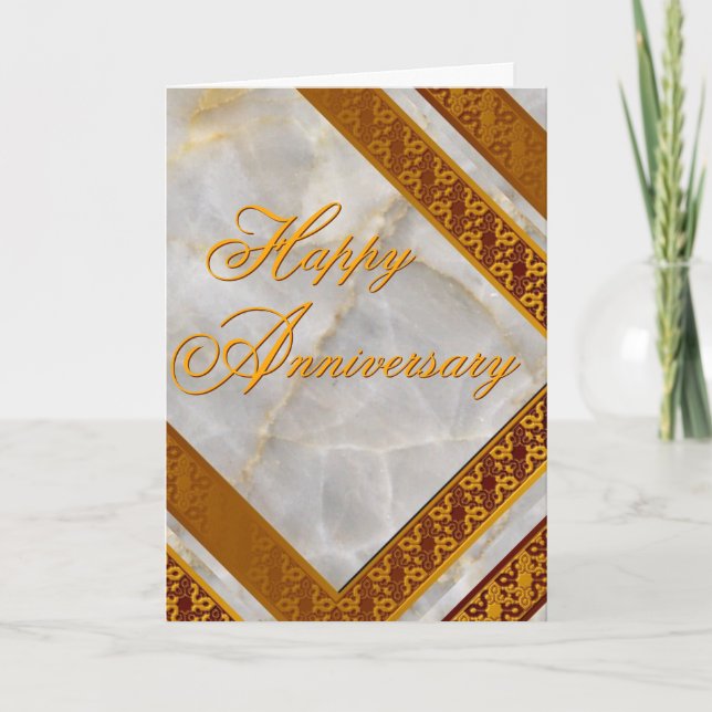Happy Anniversary Greeting Card (Front)
