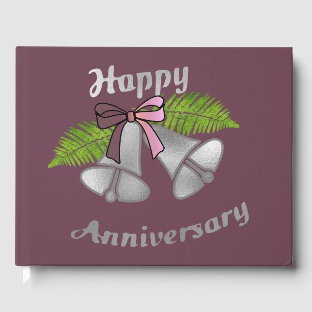 Happy Anniversary Guest Book (Front)