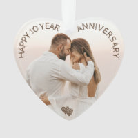 Happy Anniversary Heart Customisable