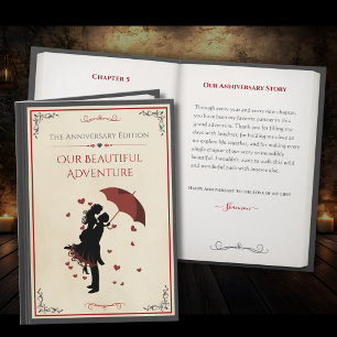 Happy Anniversary Husband Romantic Book Lovers Card