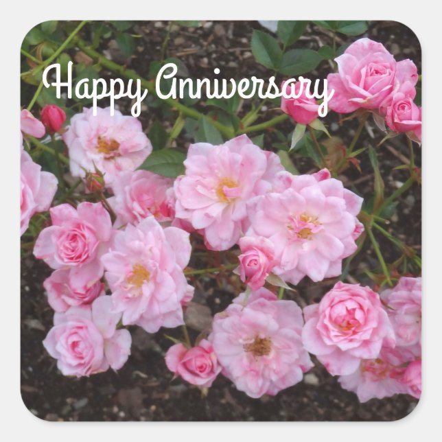 Happy Anniversary Jeanne LaJoie Rose #1 Stickers (Front)