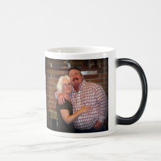 Happy Anniversary John and Sandra Magic Mug
