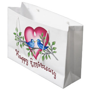 Happy Anniversary Large Gift Bag