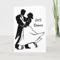 HAPPY "ANNIVERSARY" LET'S **DANCE** CARD