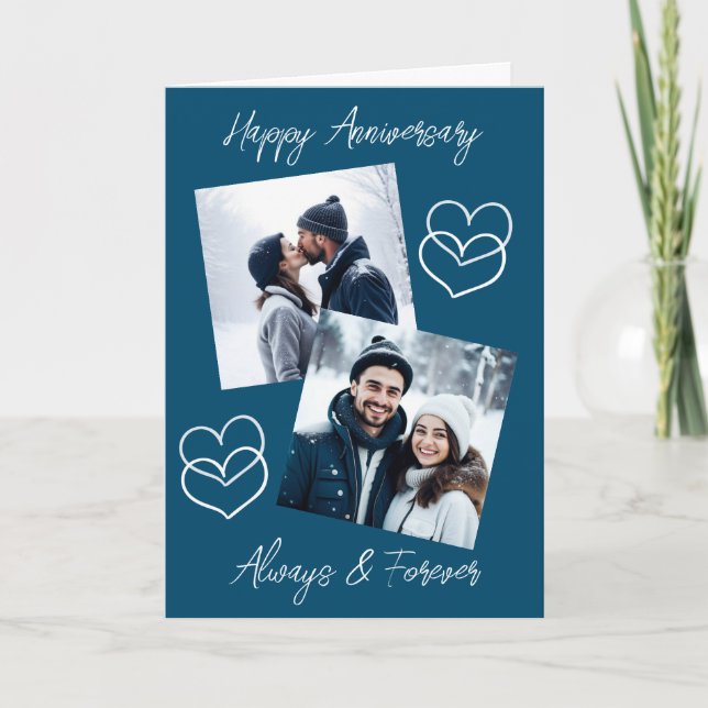 Happy Anniversary Love You Babe Personalised  Card (Front)