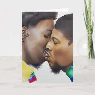 Happy Anniversary Lover LGBTQIA+ Gay Men Card