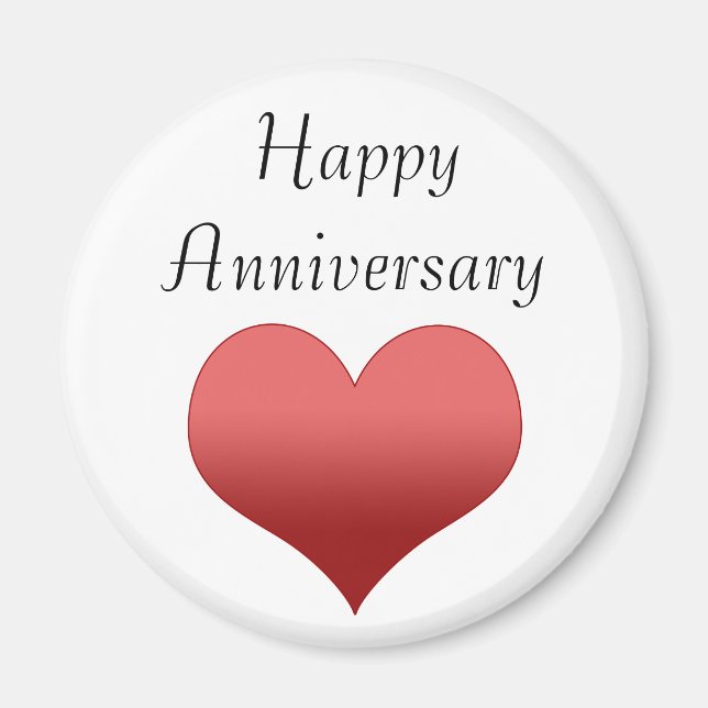 Happy Anniversary Magnet (Front)