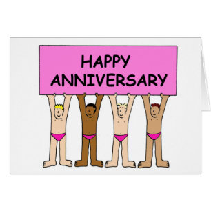 Happy Anniversary Men in Underpants