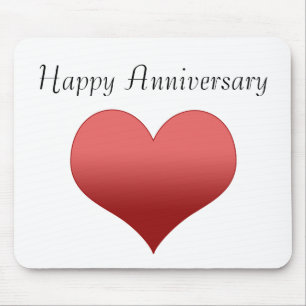 Happy Anniversary Mouse Mat