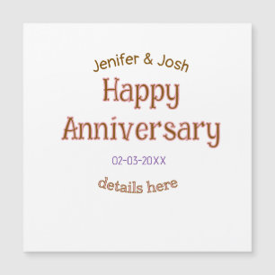 happy anniversary name golden pink details trendy