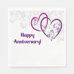 Happy Anniversary! Napkin