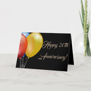 Happy Anniversary Number Balloon Destiny Destiny's Card