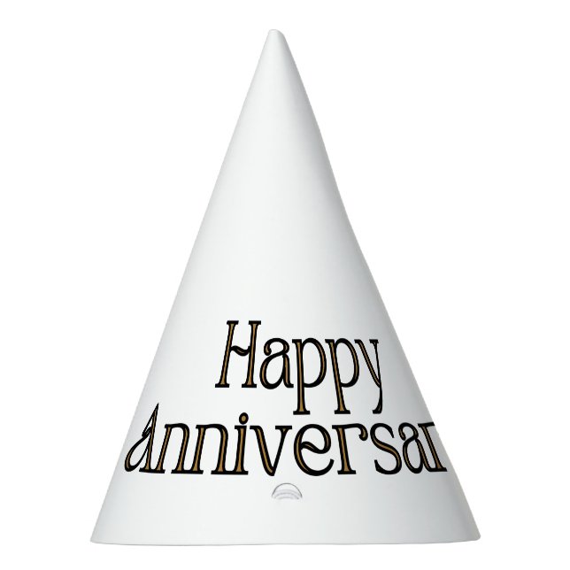 Happy Anniversary Party Hat (Right)