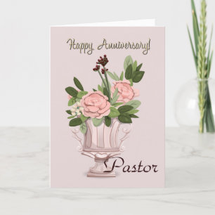 Happy Anniversary Pastor Card