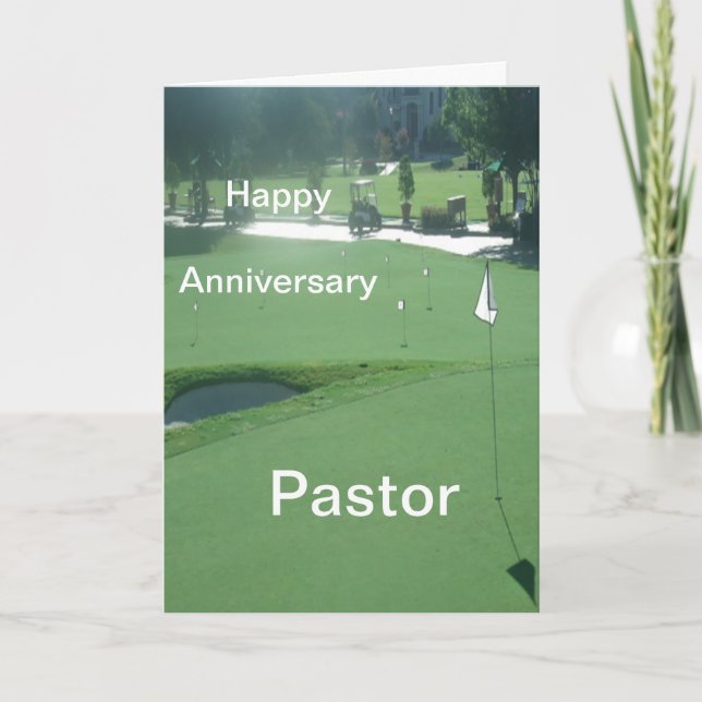 Happy Anniversary Pastor Card (Front)