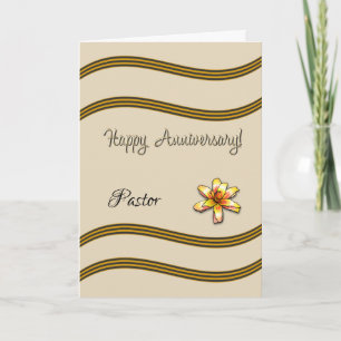 Happy Anniversary Pastor Card