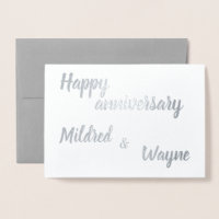 Happy Anniversary Personalised Names