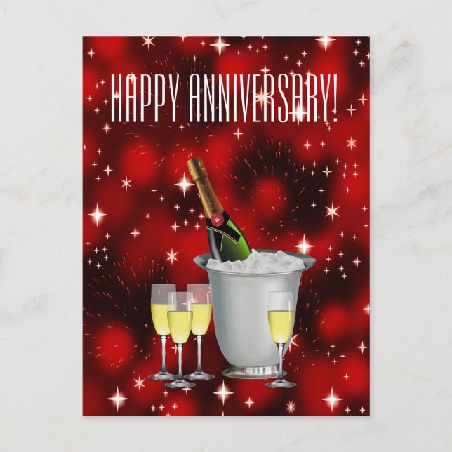 Happy Anniversary! ~ Postcard (Front)