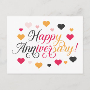 Happy Anniversary Postcard