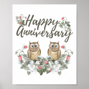 Happy anniversary poster