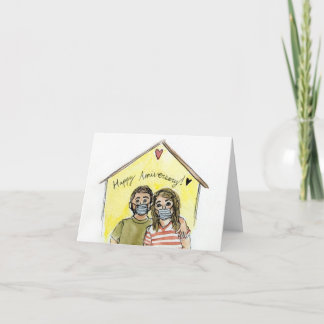Happy Anniversary | Quarantine Card COVID-19