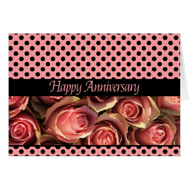 Happy Anniversary roses (Front Horizontal)