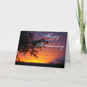 Happy Anniversary Sable Sunset Card