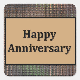 Happy Anniversary Square Sticker