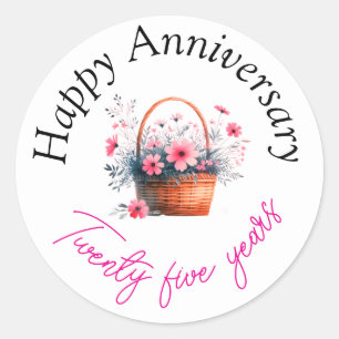 Happy anniversary stickers 