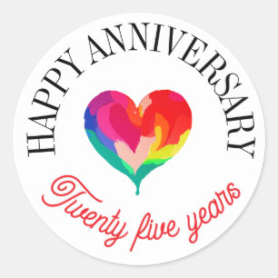 Happy anniversary stickers