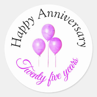 Happy anniversary stickers 