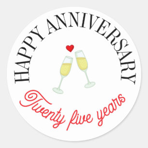 Happy anniversary stickers