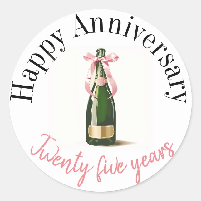 Happy anniversary stickers  (Front)