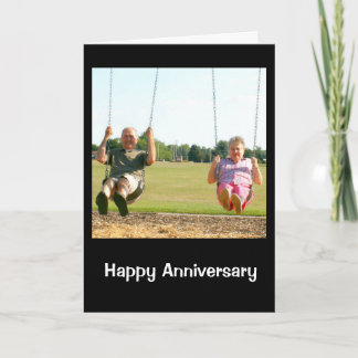 Happy Anniversary To A Couple Of Real Swingers Card