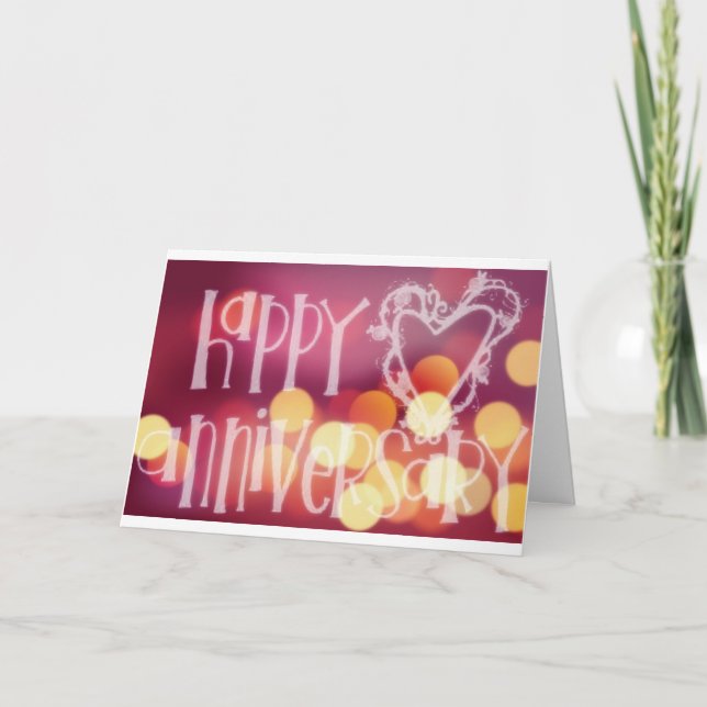 HAPPY "ANNIVERSARY" TO FRIENDS/PERFECT COUPLE CARD (Front)