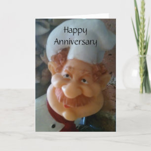 HAPPY ANNIVERSARY TO MY "FAVORITE CHEF" CARD