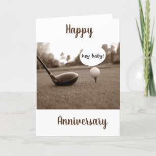 HAPPY ANNIVERSARY TO MY ***FAVORITE GOLFER*** CARD
