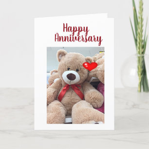 HAPPY ANNIVERSARY TO MY ***FAVORITE TEDDYBEAR*** CARD