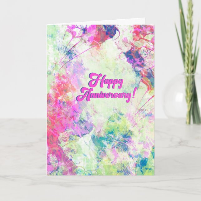 Happy Anniversary to the Sweetest Woman Card (Front)