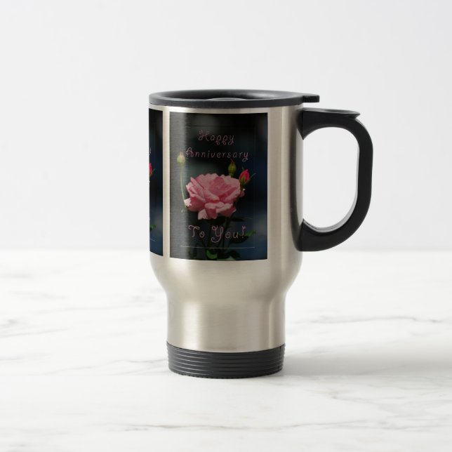 Happy anniversary travel mug (Right)