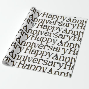 Happy Anniversary Wrapping Paper
