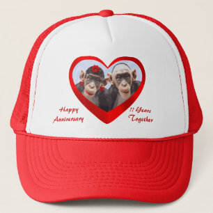 HAPPY ANNIVERSARY ?? YEARS TOGRTHER-HAT TRUCKER HAT