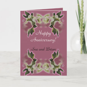 Happy Anniversay Customisable Cards