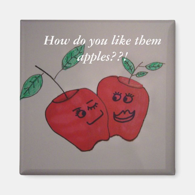 happy apples magnet (Front)