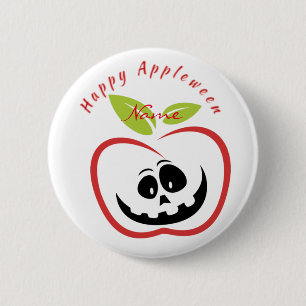 Happy Appleween Jack O'lantern Thunder_Cove 6 Cm Round Badge